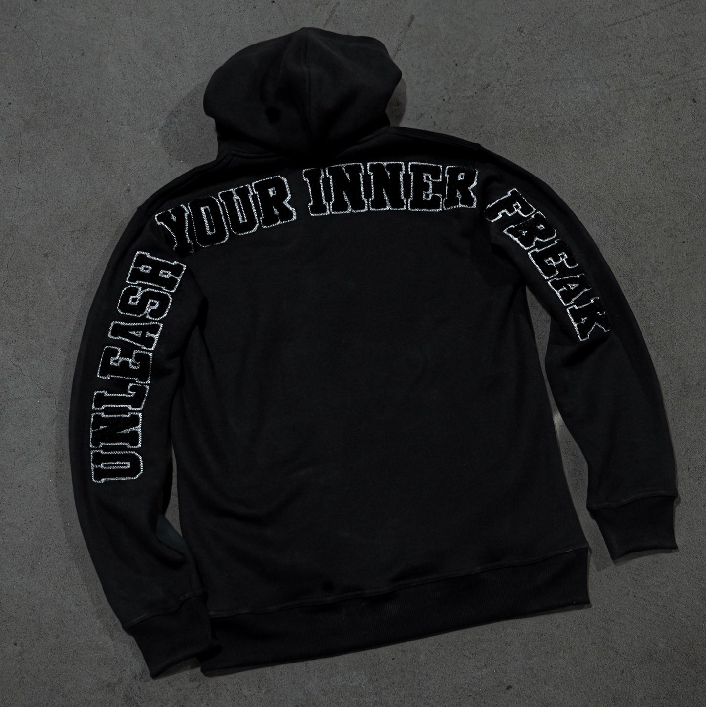 BLACK/GREY - SIGNATURE FREAK HOODIE