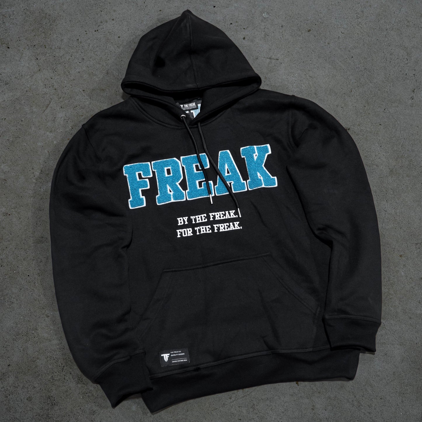 BLACK/BLUE - SIGNATURE FREAK HOODIE