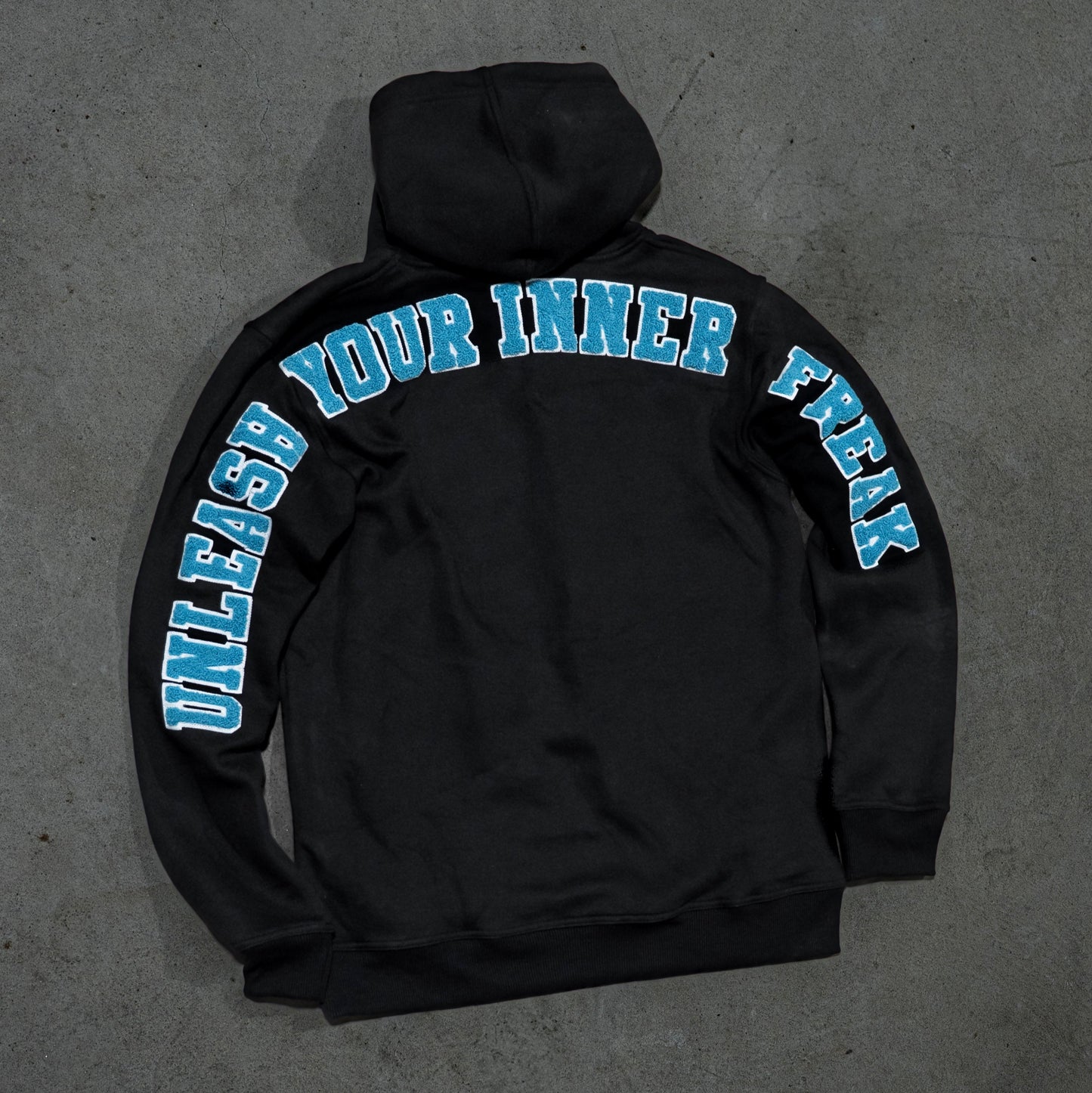 BLACK/BLUE - SIGNATURE FREAK HOODIE