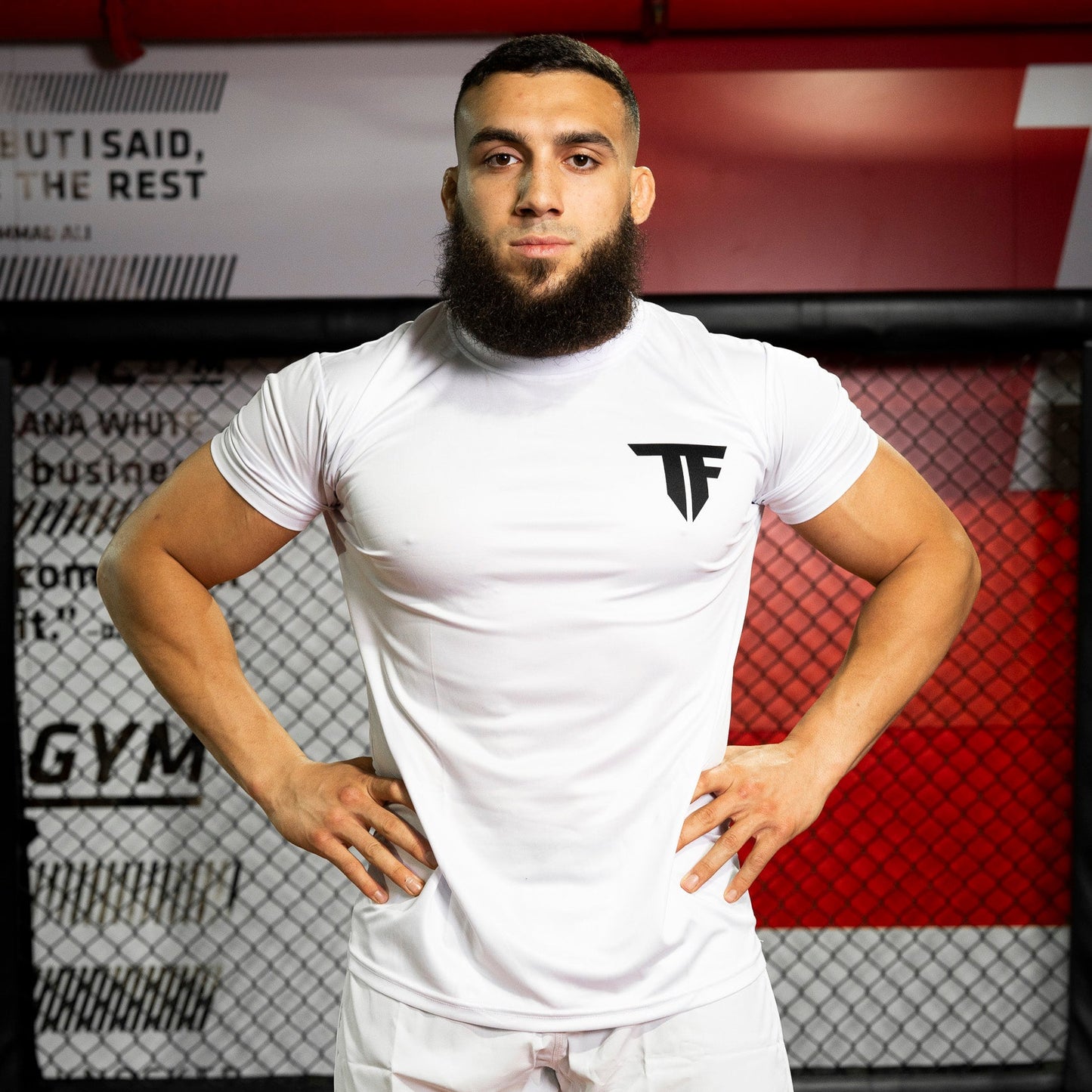WHITE - PREMIUM TRAINING T-SHIRT