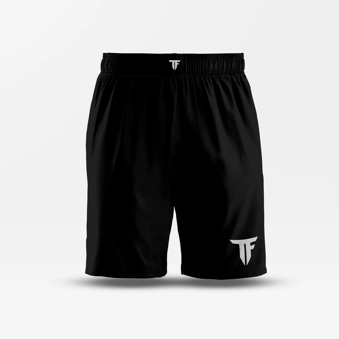 BLACK - HIGH SLIT MMA FIGHT SHORTS