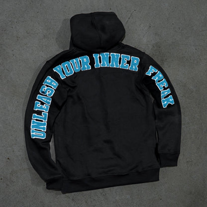 BLACK/BLUE - SIGNATURE FREAK HOODIE